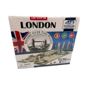 NEW 4D Cityscape London England History Over Time Puzzle 1230+ Pieces Ages 8+